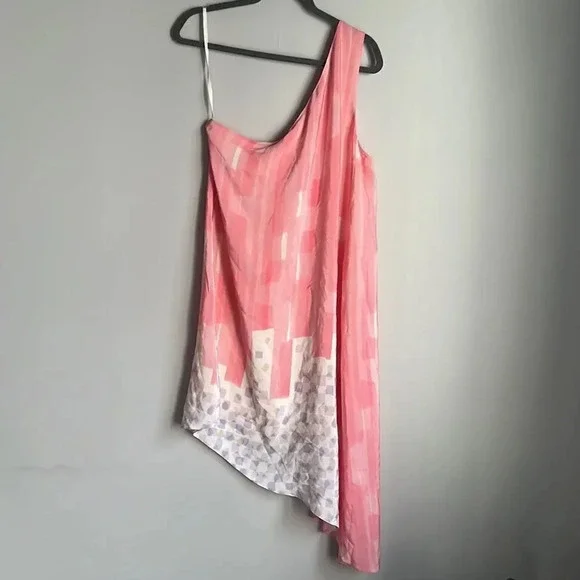 NWT Anthropologie Maeve Avalonne Dress One Shoulder - Picture 4 of 9